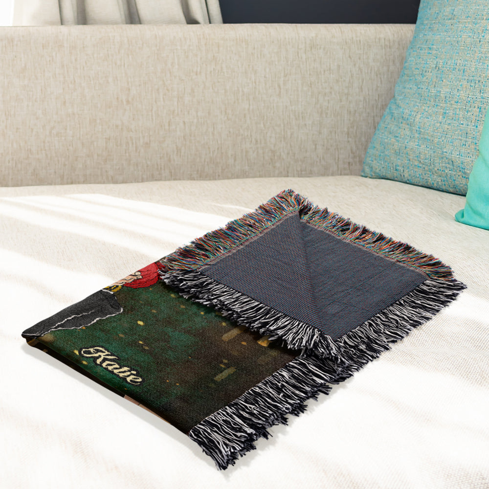 Magical Love Personalized Woven Blanket Blanket PopCulturePrints