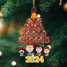 Load image into Gallery viewer, Personalized Family Movie Lover Christmas Ornament 2024 Ornament PopCulturePrints
