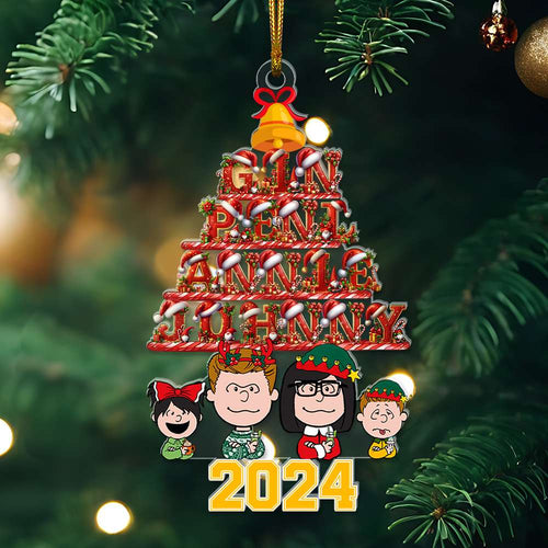 Personalized Family Movie Lover Christmas Ornament 2024 Ornament PopCulturePrints