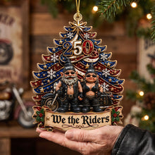 Load image into Gallery viewer, We The Riders: Personalized Biker Motorcycle Gnome Ornament - Perfect Christmas Gift for Couples
