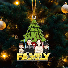 Load image into Gallery viewer, Personalized Family Sci-Fi Christmas Ornament Ornament PopCulturePrints
