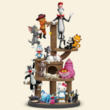 Load image into Gallery viewer, &quot;For the Love of Felines!&quot; - Pop Culture Cats Plaque, Personalized Gifts for Cat Lovers Shaped Plaques PopCulturePrints
