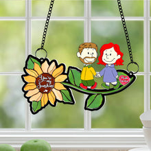 Load image into Gallery viewer, You&#39;re My Sunshine Personalized Suncatcher Ornament for Couples Suncatcher PopCulturePrints

