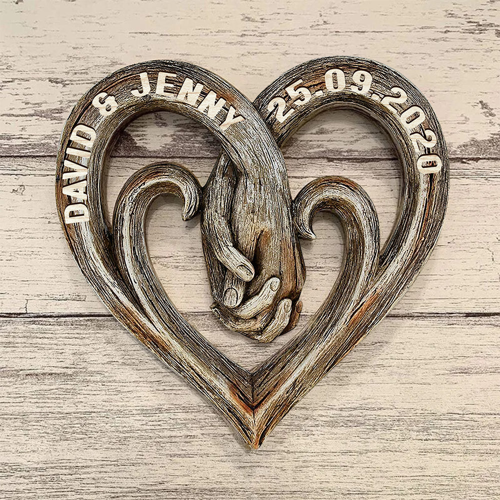 Personalized Forever Love Wood Sign for Couples Wood Sign PopCulturePrints