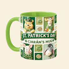 Load image into Gallery viewer, “Embrace the Luck of the Irish!” - Lucky Coffee Accent Mug, Personalized Gift for Friends, Family, and Celebrations Coffee Mug PopCulturePrints
