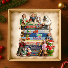 Load image into Gallery viewer, &quot;Bring Holiday Cheer with Our Classic Christmas Movies Stack Ornament&quot; - Personalized Gift for Movie Fans Ornament PopCulturePrints
