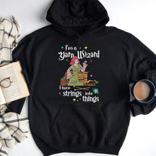 Load image into Gallery viewer, Personalized Yarn Wizard T-Shirt - Turn Strings into Things
