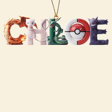 Load image into Gallery viewer, Adventure Awaits with Personalized Adventure Alphabet Custom Name Ornament - Unique Gifts for Everyone Ornament PopCulturePrints
