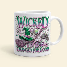 Load image into Gallery viewer, "Changed for Good" - Personalized Wicked Coffee Mug - Gift for Witch Lovers Coffee Mug PopCulturePrints
