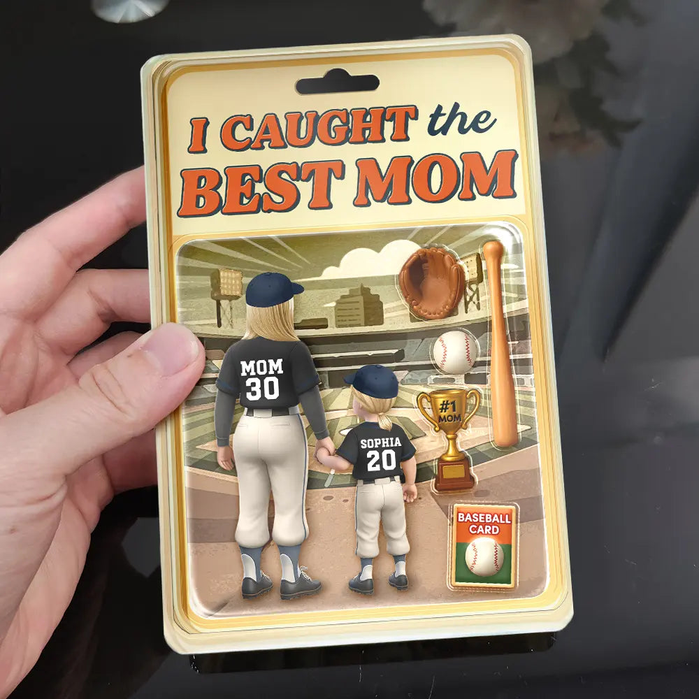 I Caught the Best Mom - Personalized Custom Shaped Acrylic Plaque Acrylic Plaque PopCulturePrints