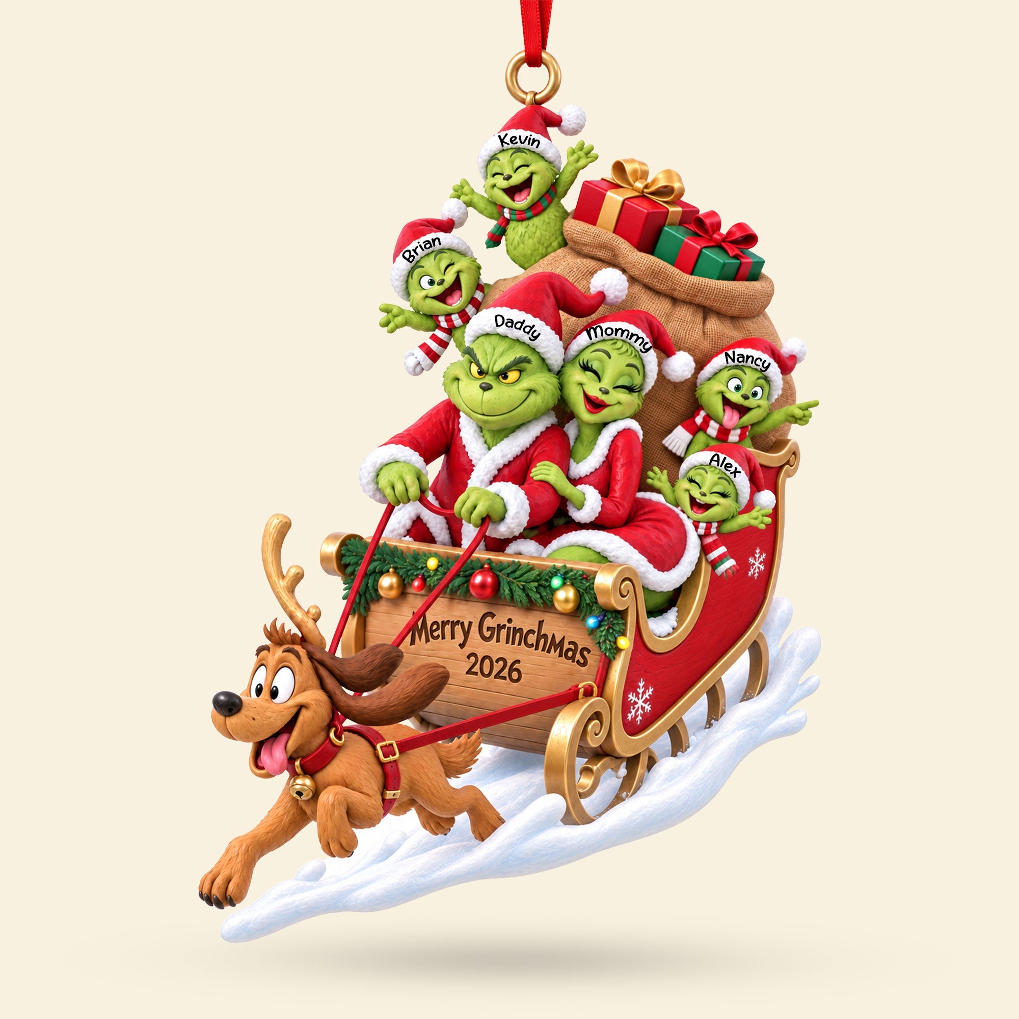 "Make Christmas Magical!" - Personalized Christmas Acrylic Ornament - Perfect Gift for Family & Friends Ornament PopCulturePrints