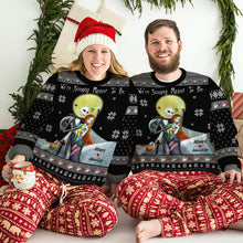 Load image into Gallery viewer, Personalized Cartoon Couple Ugly Christmas Sweater - Perfect Holiday Gift for Valentine's Day Gifts Ugly Christmas Sweater PopCulturePrints
