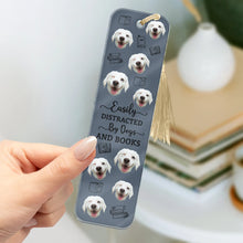 Load image into Gallery viewer, Easily Distracted By Dogs, Cats, and Books - Custom Acrylic Bookmark Acrylic Bookmark PopCulturePrints
