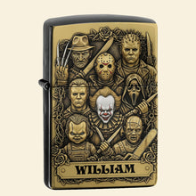Load image into Gallery viewer, “Ignite the Fear!” – Terrifying Faces Movie Lighter – Personalized Gift for Horror Fans Lighter PopCulturePrints
