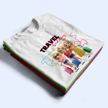 Load image into Gallery viewer, Adventure Buddies 3D Effect - Personalized T-Shirt for Friends T-shirt PopCulturePrints
