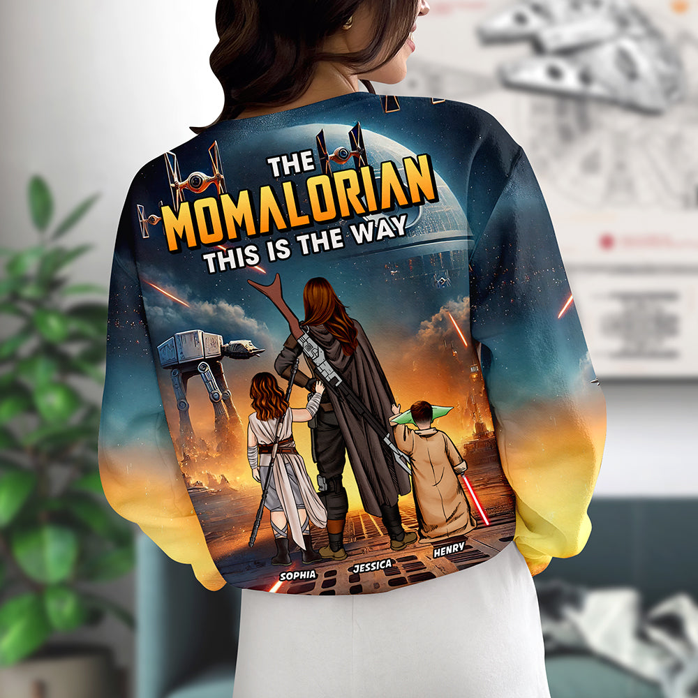 The Momalorian: This Is The Way - Personalized Gifts for Moms, Grandmas & More AOP Products PopCulturePrints