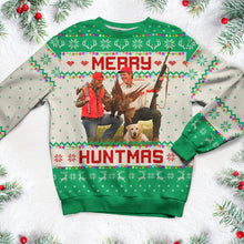 Load image into Gallery viewer, Personalized Ugly Christmas Sweater for Hunting Enthusiasts
