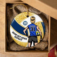 Load image into Gallery viewer, Custom Volleyball Player Ornament - Personalized Gift Ornament PopCulturePrints
