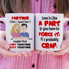 Load image into Gallery viewer, Humorous Couples Personalized Mug Set - Unique Valentine’s Day Gifts Coffee Mug PopCulturePrints
