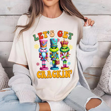 Load image into Gallery viewer, Festive Nutcracker Christmas Sweatshirt - Let&#39;s Get Crackin&#39; Shirts PopCulturePrints
