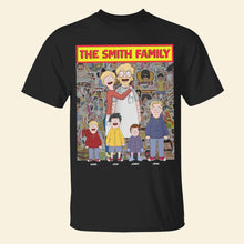 Load image into Gallery viewer, Personalized Smith Family Cartoon T-Shirt Shirts PopCulturePrints

