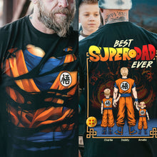 Load image into Gallery viewer, Best Super Dad Ever - Personalized T-Shirt for Dads Who Love Pop Culture Shirts PopCulturePrints
