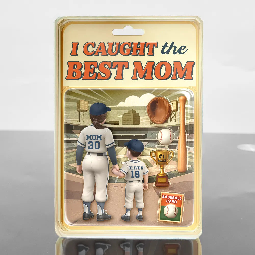 I Caught the Best Mom - Personalized Custom Shaped Acrylic Plaque Acrylic Plaque PopCulturePrints