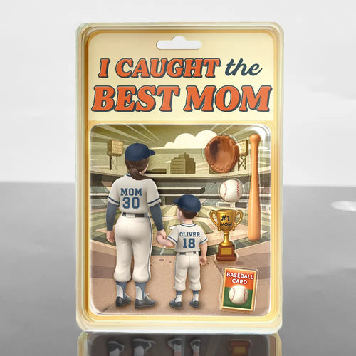 I Caught the Best Mom - Personalized Custom Shaped Acrylic Plaque Acrylic Plaque PopCulturePrints