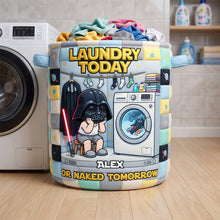 Load image into Gallery viewer, Space Warrior Quilted Laundry Basket - Personalized Gifts 02todh090726 Laundry Basket PopCulturePrints
