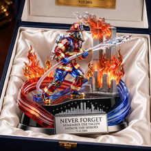 Load image into Gallery viewer, Never Forget: Honor the Heroes - 25 Years Remembrance Firefighter Plaque - Personalized Gift for Firefighters, Family, and Friends
