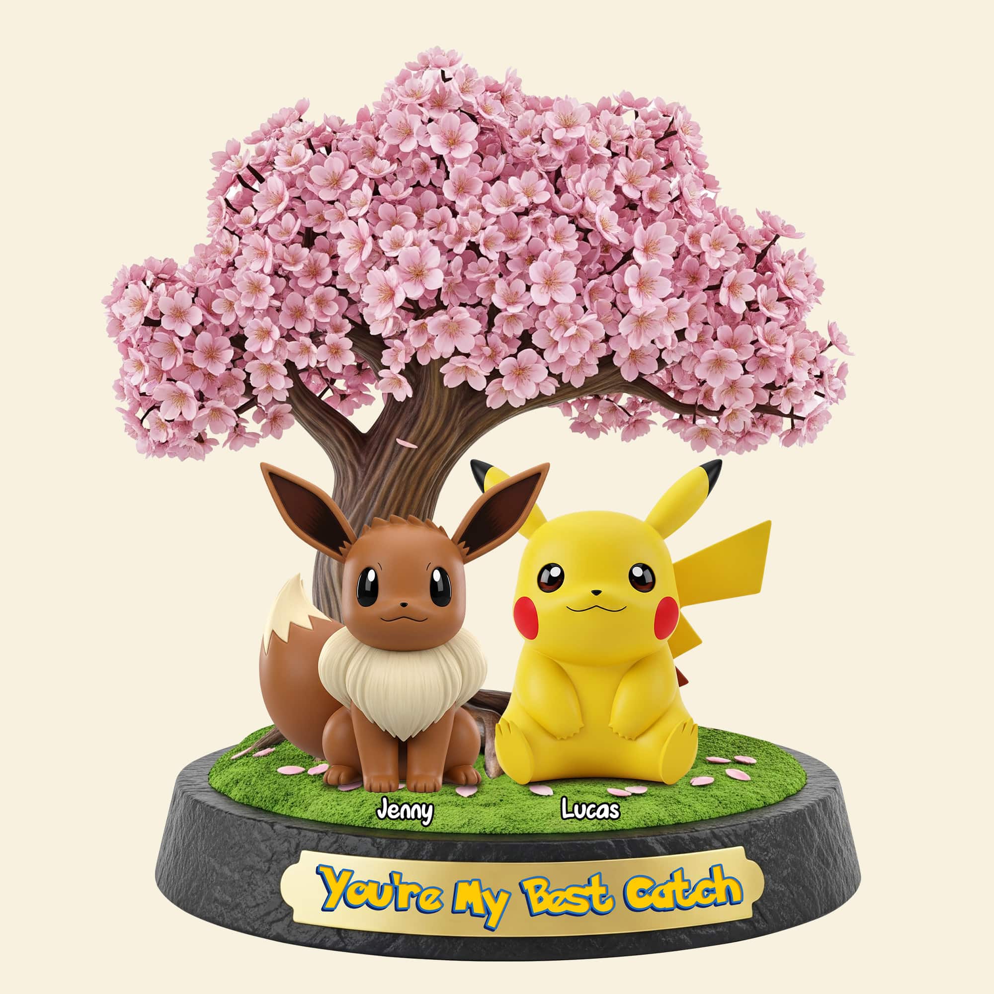 You're My Best Catch - Personalized Couple Plaque Shaped Plaques PopCulturePrints