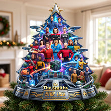 Load image into Gallery viewer, Sci-Fi Space Acrylic Christmas Tree Topper - Personalized 60th Anniversary Gifts 01OHDH090926 Ornament PopCulturePrints
