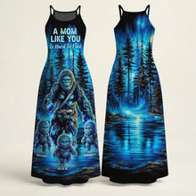 Load image into Gallery viewer, A Mom Like You Is Hard To Find - Aurora Bigfoot Mom Maxi Dress - Personalized Gift for Moms, Grandmas and More Dress PopCulturePrints
