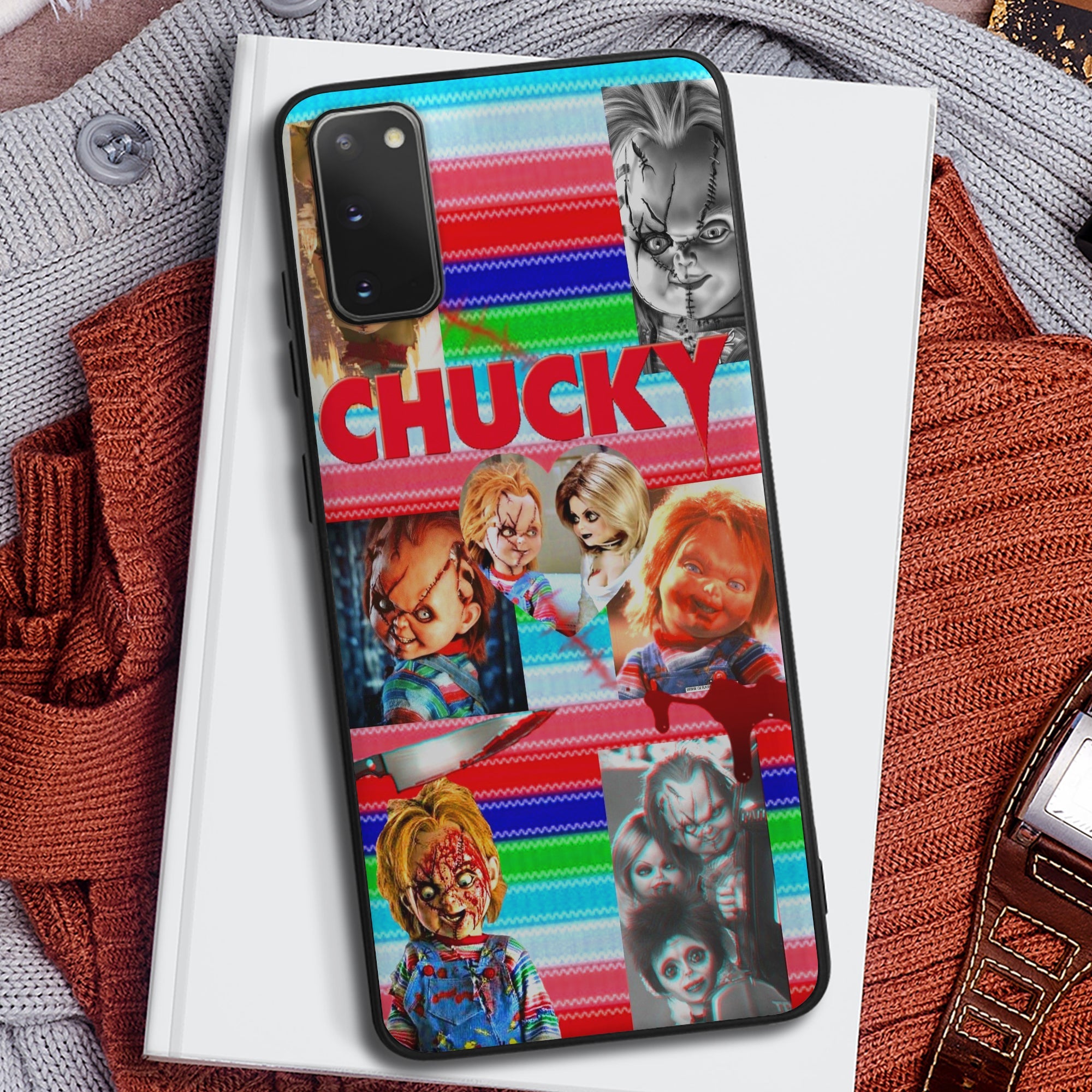 Personalized Horror Fan Phone Case - Chucky Halloween Design