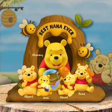 Load image into Gallery viewer, &quot;Best Nana Ever&quot; - Personalized Plaque for Moms and Grandmas Shaped Plaques PopCulturePrints
