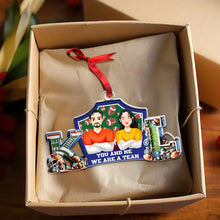 Load image into Gallery viewer, Personalized Christmas Ornament for Sport Lovers | Custom Couples Gift | Valentine&#39;s Day Gifts Ornament PopCulturePrints
