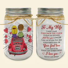 Load image into Gallery viewer, Personalized Mason Jar Light for Wife - Eternal Love Drink Jar PopCulturePrints
