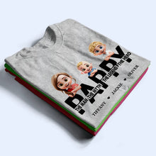 Load image into Gallery viewer, Dad - The Man The Myth The Legend - Personalized T-Shirt for Dads, Grandpas, and Father Figures T-shirt PopCulturePrints
