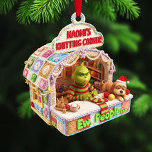 Load image into Gallery viewer, Ew. People - Personalized Christmas Ornament for Knitting Lovers Ornament PopCulturePrints
