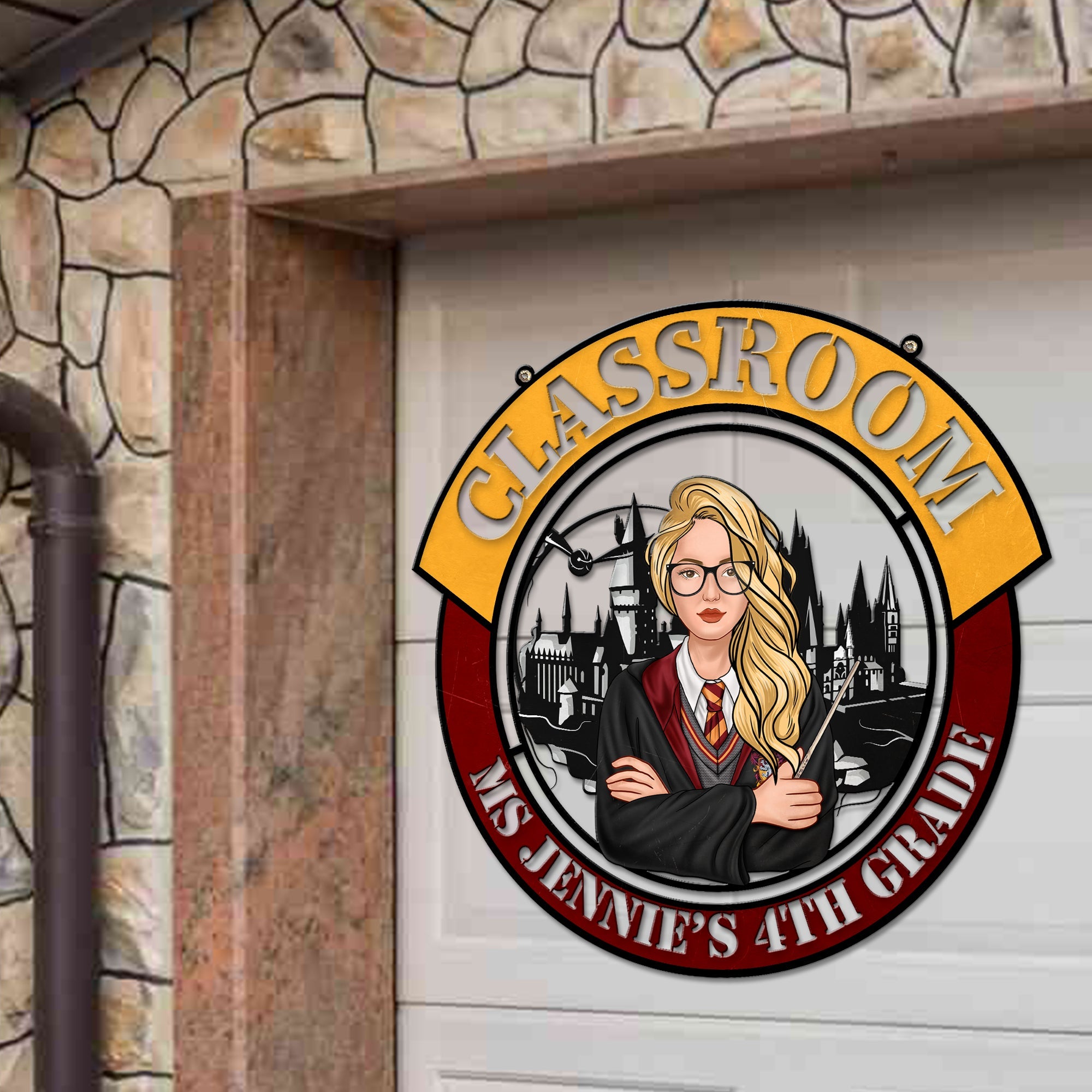 Personalized Harry Potter-Themed Classroom Door Sign