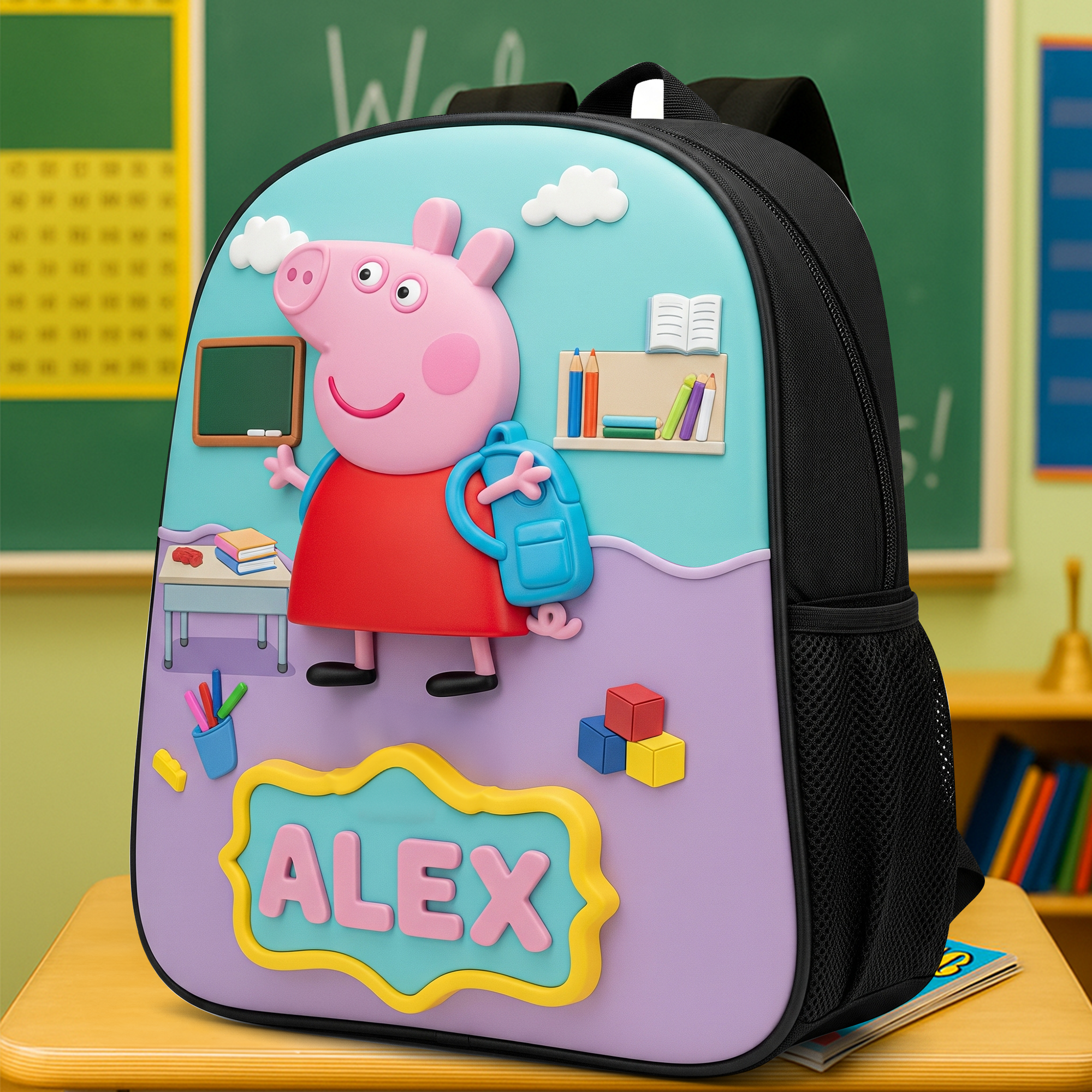 Welcome to My Nightmare - Personalized Horror Character Door Cover Backpack PopCulturePrints