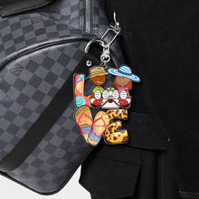 Load image into Gallery viewer, Personalized Summer Beach Love Keychain for Couples - Unique Valentine&#39;s Day Gifts Keychains PopCulturePrints
