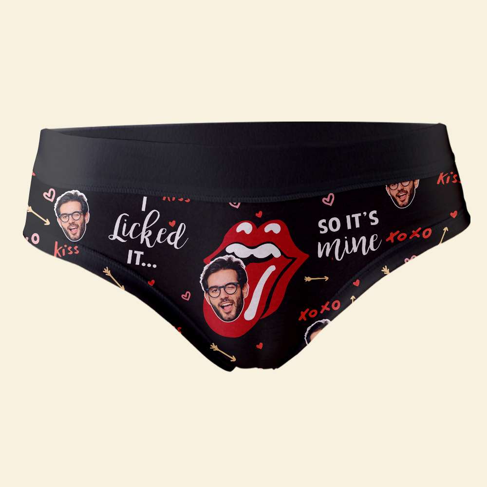 Personalized Couple Boxer Shorts - 'I Licked It, So It's Mine' Boxer Briefs PopCulturePrints