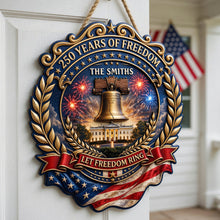Load image into Gallery viewer, 250 Years Of Freedom - Personalized Acrylic Sign for Family Acrylic Sign PopCulturePrints
