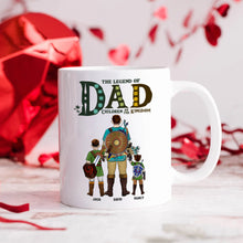 Load image into Gallery viewer, Personalized Dad Kingdom Coffee Mug - Perfect Father&#39;s Day Gift Coffee Mug PopCulturePrints
