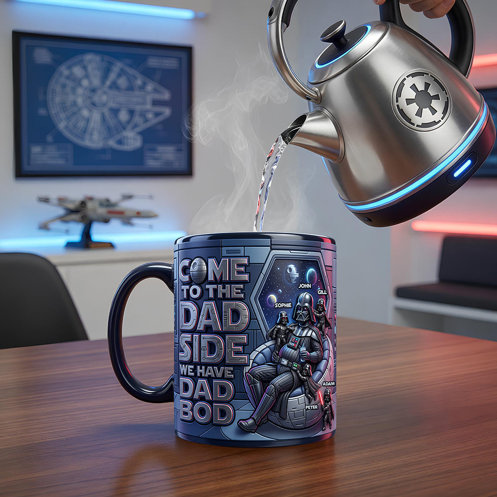 Join the Dad Side – Personalized Vast Dad Bod Magic Mug – Perfect Gift for Dads and Grandpas Coffee Mug PopCulturePrints