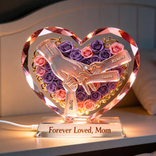 Load image into Gallery viewer, Forever Loved: Personalized Hand Of Love Acrylic Light Box - Unique Gift for Mom, Grandma &amp; Loved Ones Light Box PopCulturePrints

