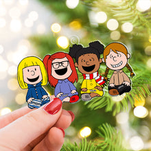 Load image into Gallery viewer, Custom Cartoon Characters Family Christmas Ornament
