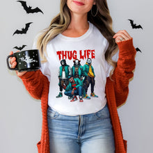 Load image into Gallery viewer, Thug Life Horror Icons Halloween Shirt
