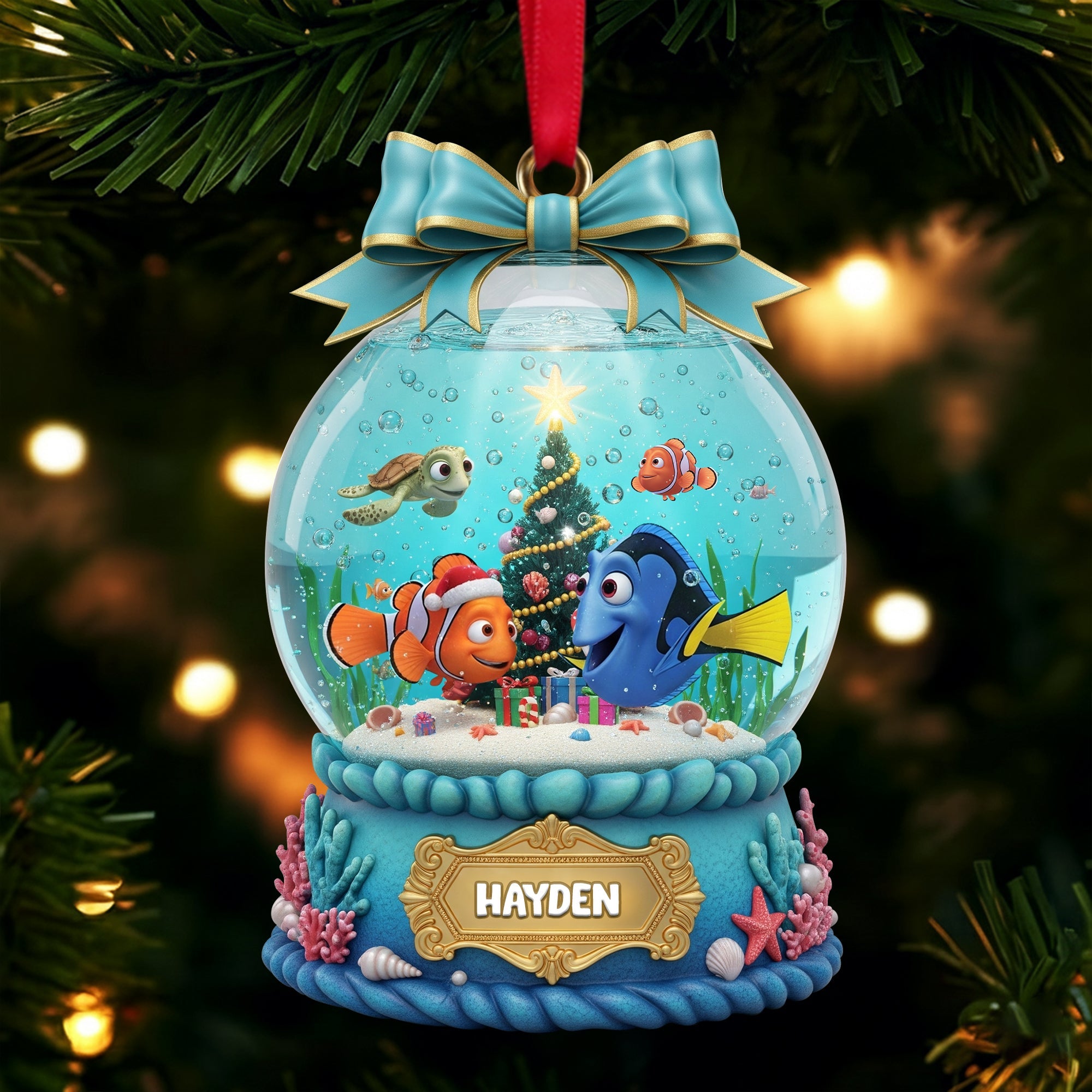 “Bring Cheer to Your Tree!” - Personalized Adorable Christmas Ornament for Movie Lovers Ornament PopCulturePrints